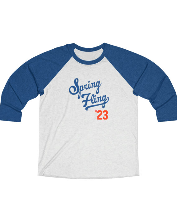 Spring Fling '23 Baseball Unisex Tri-Blend 3-4 Raglan Tee